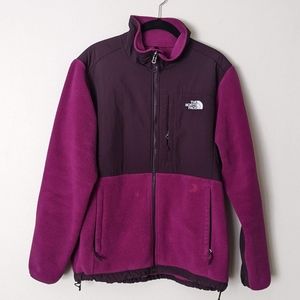 Cozy magenta/purple North face zip up